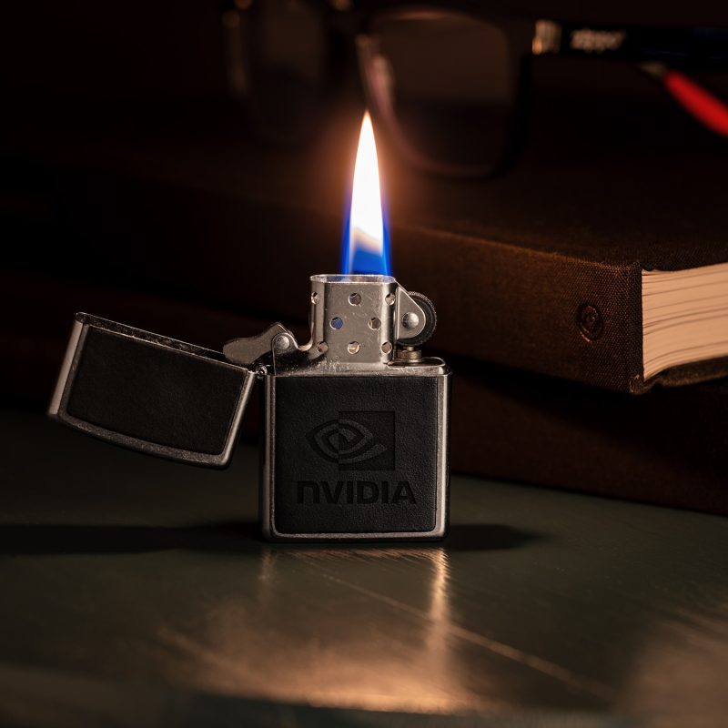 Custom Zippo® Windproof Lighter Leather (Black) - 6