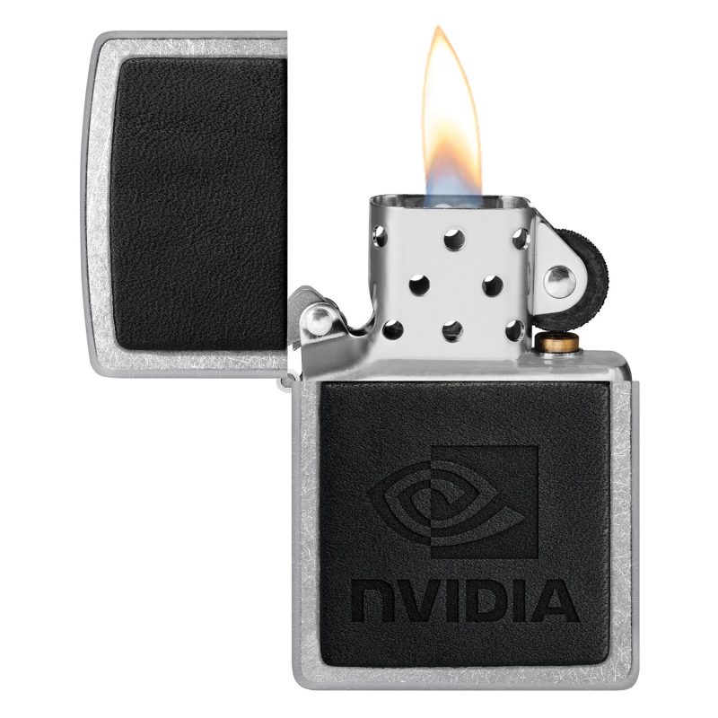 Zippo®-Windproof-Lighter-Leather-Black-46778 Custom Zippo® Windproof Lighter Leather (Black)