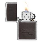 Custom Zippo® Windproof Lighter Leather (Brown)