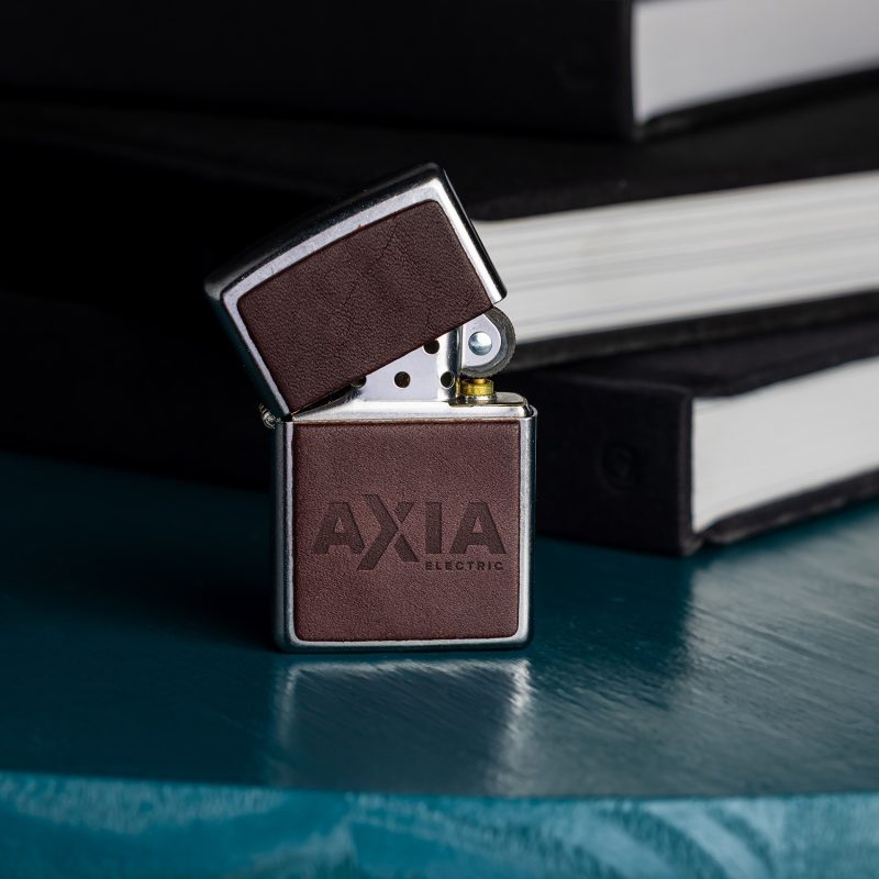 Custom Zippo® Windproof Lighter Leather (Brown) - 5