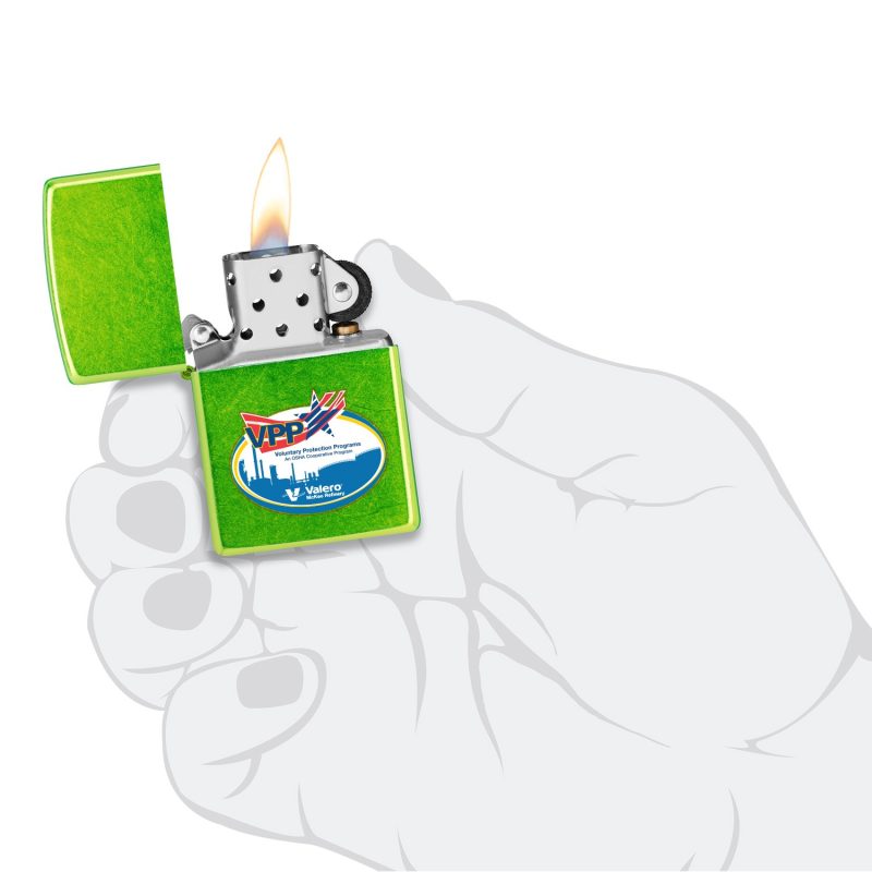 Custom Zippo® Windproof Lighter Lurid (Green) - 3