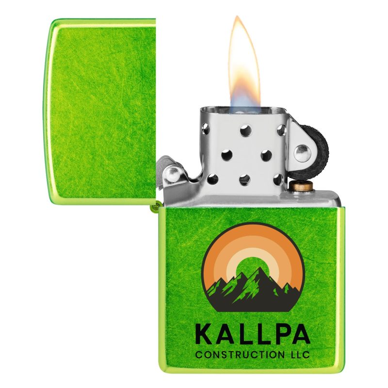 Zippo®-Windproof-Lighter-Lurid-Green-24513 Custom Zippo® Windproof Lighter Lurid (Green)