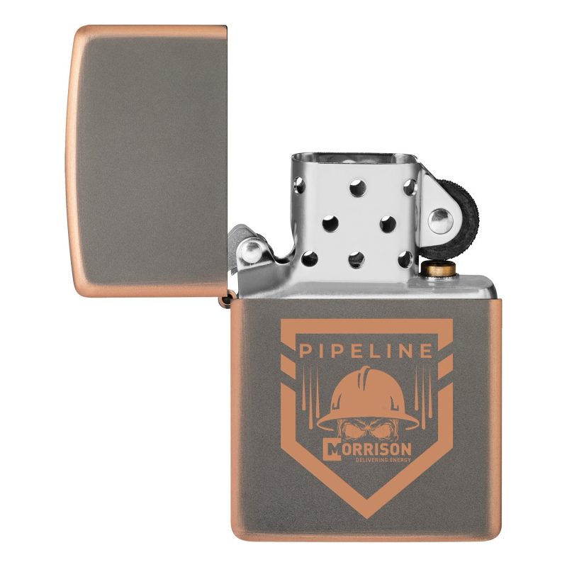 Custom Zippo® Windproof Lighter Rustic Bronze - 2