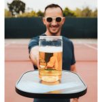 Custom govino 16 Oz. Beer Glass Dishwasher Safe - Clear - 5