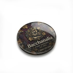 Custom 1 1/2" Diameter Circle Acrylic Magnet