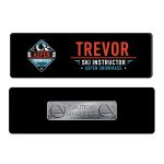 Custom 1 x 3 Name Badge - Magnet Back