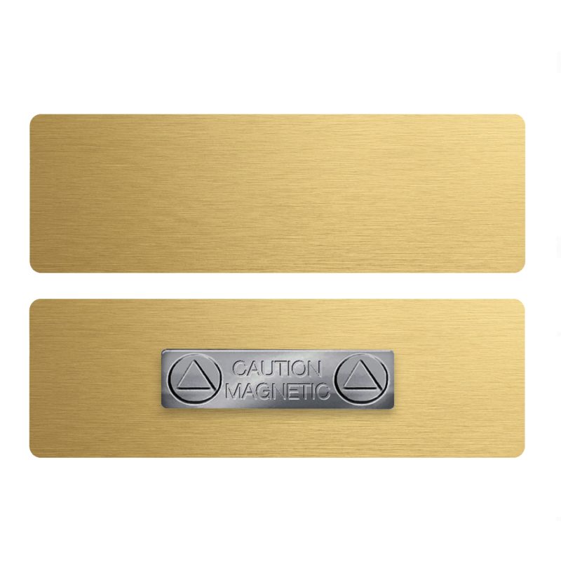 Custom 1 x 3 Name Badge - Magnet Back - 6