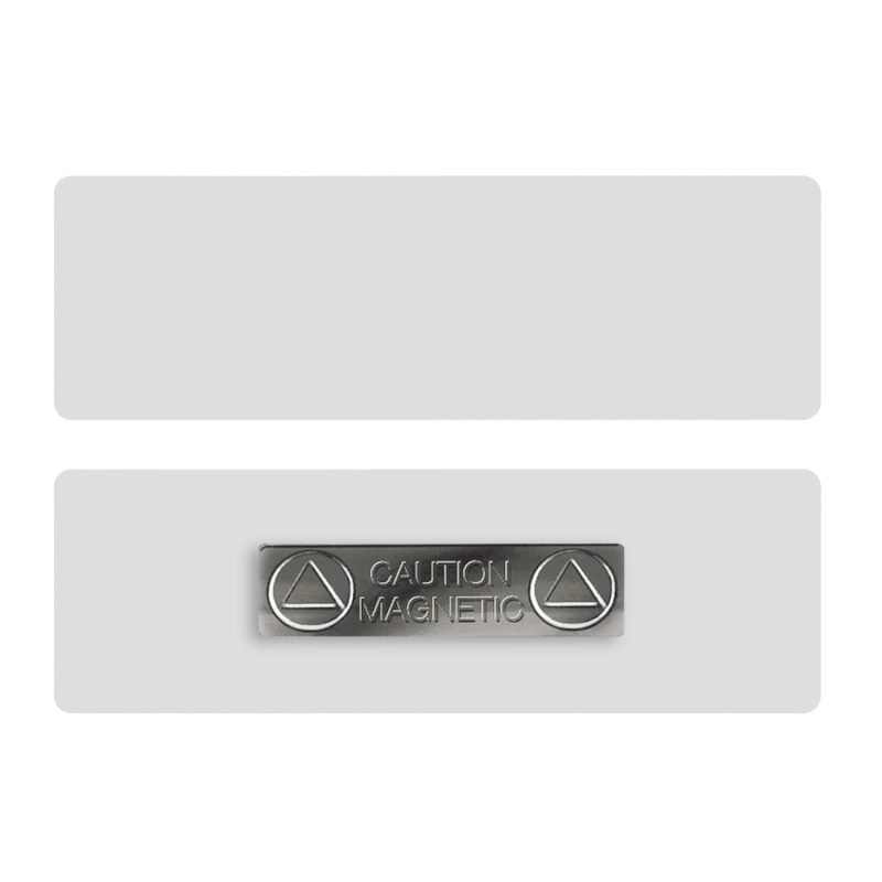 Custom 1 x 3 Name Badge - Magnet Back - 8