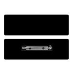 Custom 1 x 3 Name Badge - Pin Back - 1