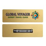 Custom 1 x 3 Name Badge - Pin Back - 2