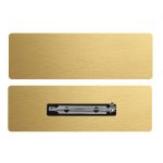 Custom 1 x 3 Name Badge - Pin Back - 5
