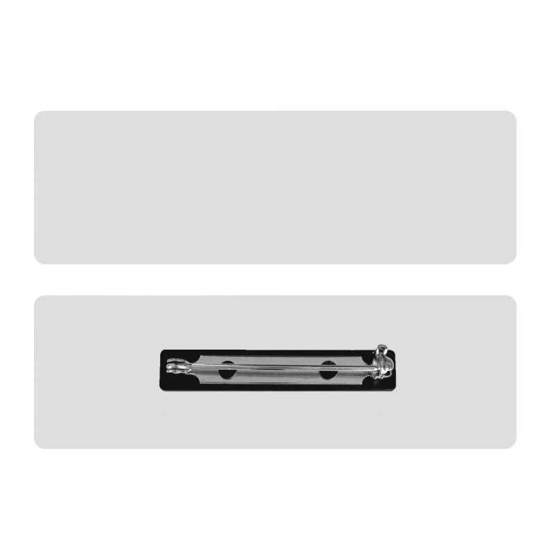 Custom 1 x 3 Name Badge - Pin Back - 7