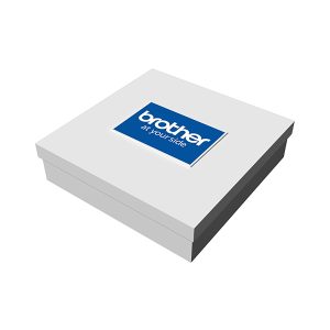 Custom 12" x 12" x 3" Deluxe White Gift Box