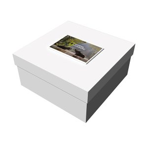 Custom 12" x 12" x 6" Deluxe White Gift Box