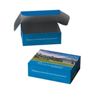 Custom 12.5" X 9" X 4" E-Flute Tuck Box Single Side