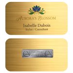 Custom 1.5 x 3 Name Badge - Magnet Back - 2
