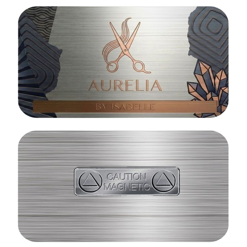 Custom 1.5 x 3 Name Badge - Magnet Back - 3