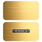 Custom 1.5 x 3 Name Badge - Pin Back - 6