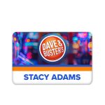 Custom 1/8" Acrylic Name Badge 3" x 2"