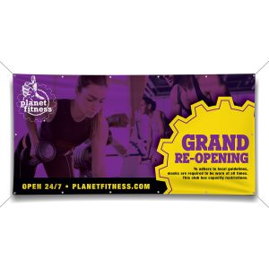 Custom 18 Oz. Vinyl Banner 4 x 8