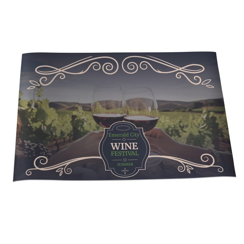 18-x-12-Badge-Satin-Placemat-Sublimation-DS50RIP1218 Custom 18" x 12" Badge Satin Placemat - Sublimation