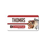 Custom 2" x 1" Rectangle Name Badge