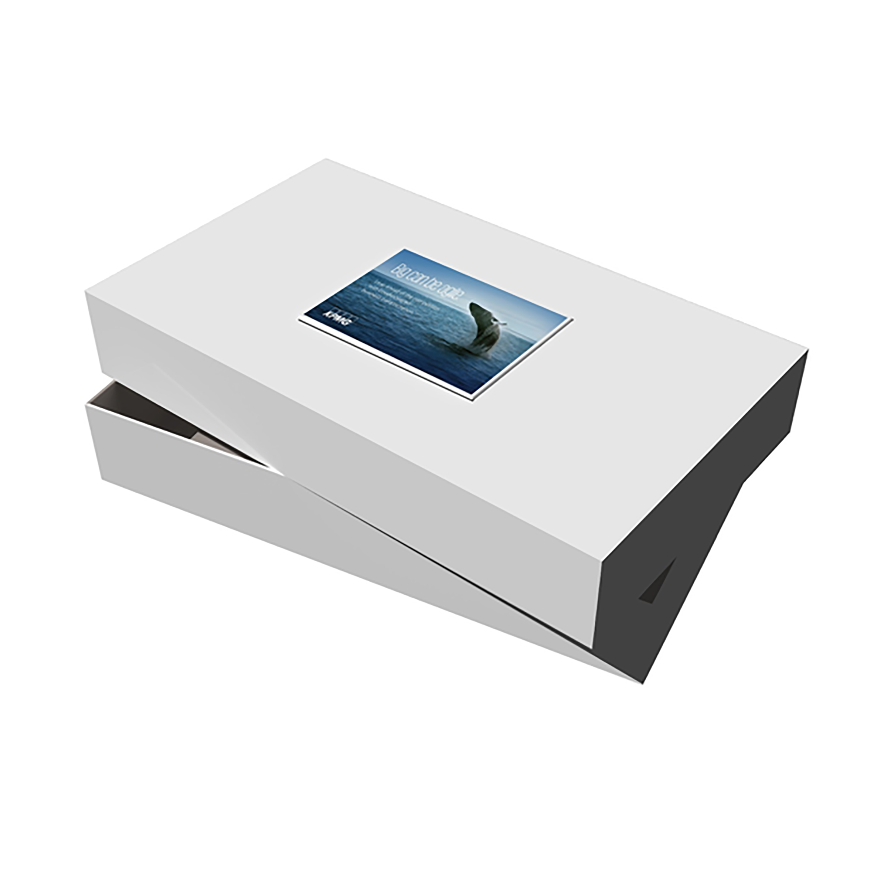 Custom 24" x 14" x 4" White Apparel Box