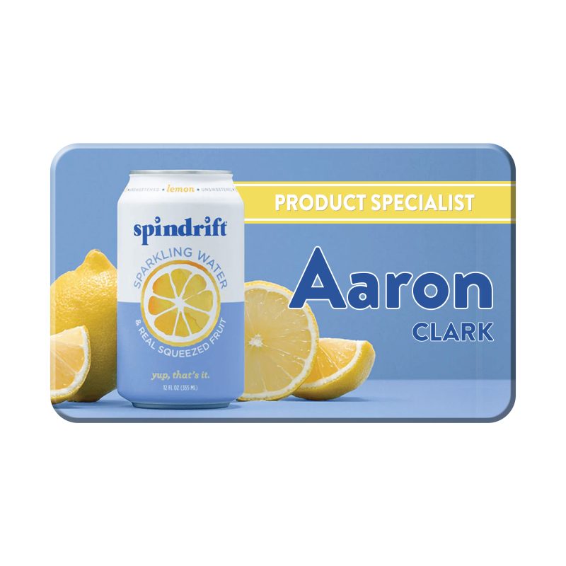 Custom 2.5" x 1.5" Rectangle Name Badge