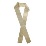 Custom 3" Badge Satin Sash - 45" Long - Sparkle - 8