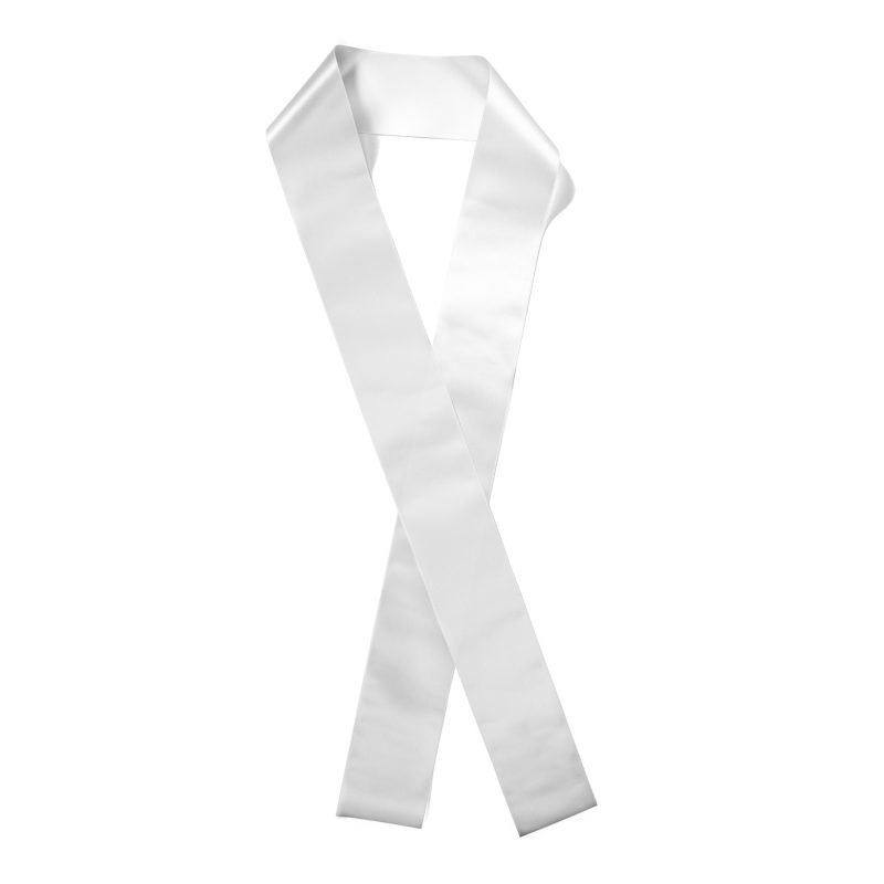 Custom 3" Badge Satin Sash - 45" Long - Sublimation - 1