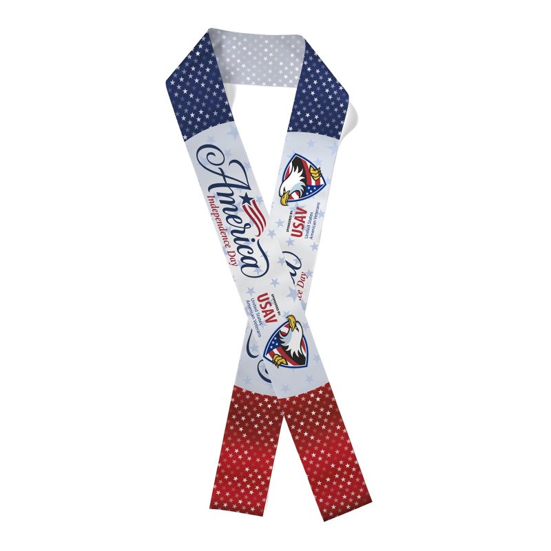 Custom 3" Badge Satin Sash - 45" Long - Sublimation