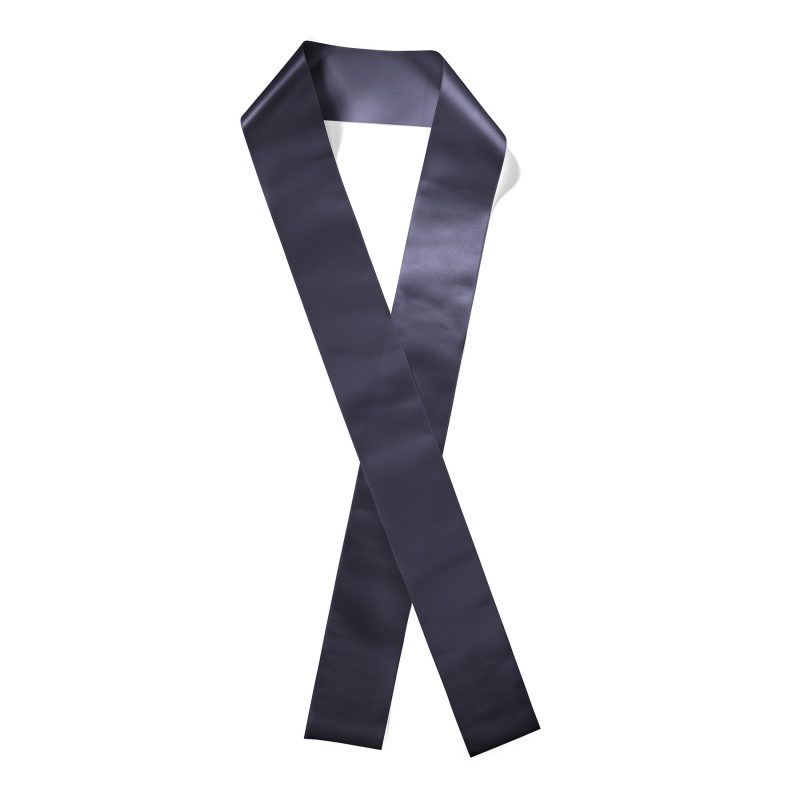Custom 3" Badge Satin Sash - 65" Long - Sparkle - 7