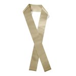 Custom 3" Badge Satin Sash - 65" Long - Sparkle - 9