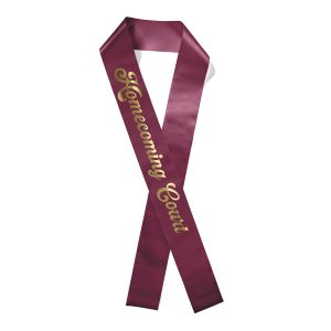 Custom 3" Badge Satin Sash - 83" Long - Brilliance