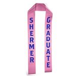 Custom 3" Badge Satin Stole - 60" Long - Brilliance - 4