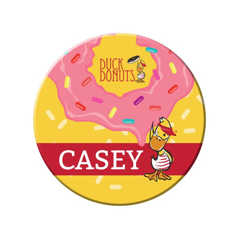 Custom 3" Round Name Badge