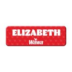 Custom 3" x 1" Rectangle Name Badge