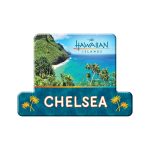Custom 3.5" x 2.5" Geometric Name Badge