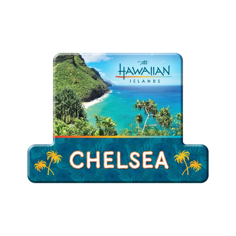Custom 3.5" x 2.5" Geometric Name Badge