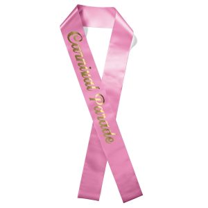 Custom 4" Badge Satin Sash - 65" Long - Brilliance