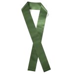 Custom 4" Badge Satin Sash - 65" Long - Sparkle - 1