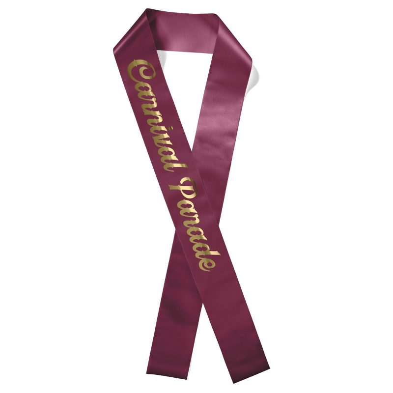 Custom 4" Badge Satin Sash - 83" Long - Brilliance - 2