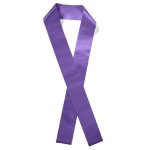 Custom 4" Badge Satin Sash - 83" Long - Brilliance - 5