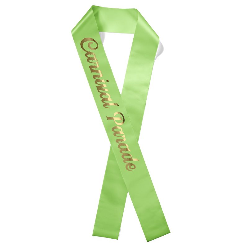 4-Badge-Satin-Sash-83-Long-Brilliance-BR50RIS0483 Custom 4" Badge Satin Sash - 83" Long - Brilliance