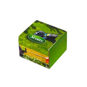Custom 4" x 4" x 3" E-Flute Tuck Box Single Side