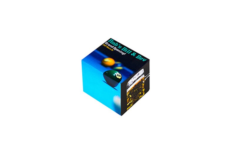 Custom 5.5" x 5" x 5" E-Flute Tuck Box Double Side