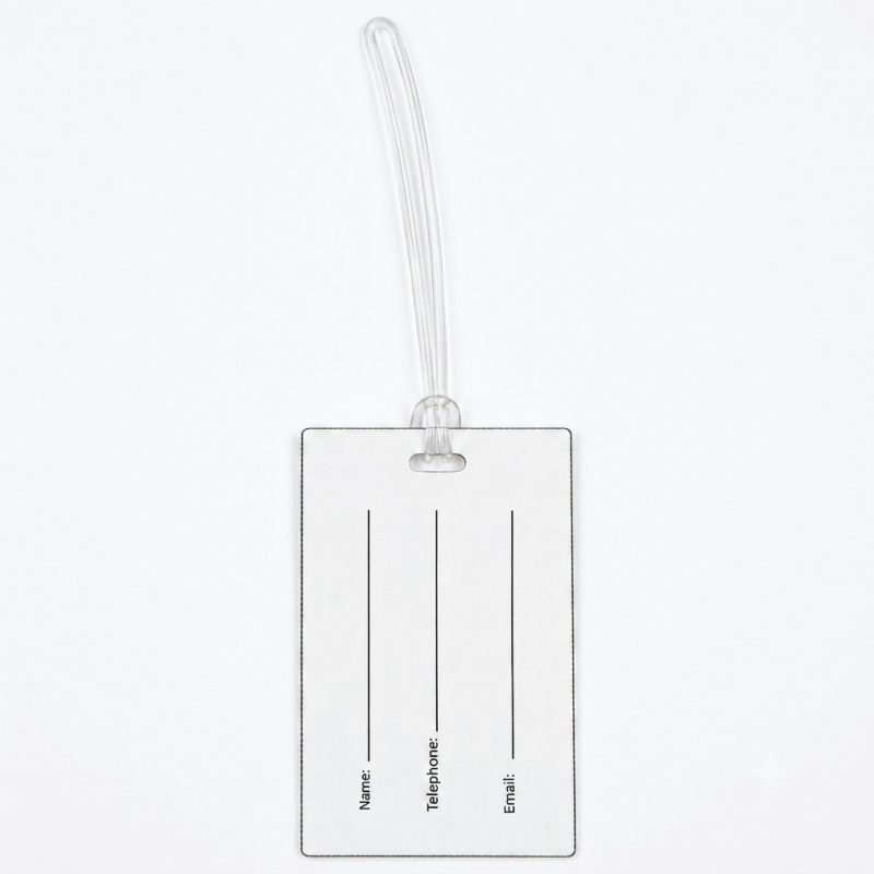 Custom 5D Bag / Backpack Tag 2.5"W x 4"H - 1