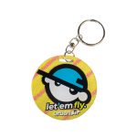 Custom 5D Round Keychain