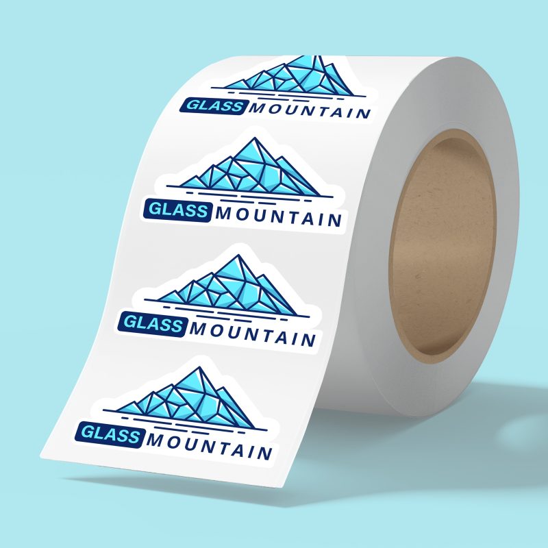 6-x-4-BOPP-stickers-on-roll-35mil-STCKR601 Custom 6" x 4" BOPP stickers on roll - 3.5mil