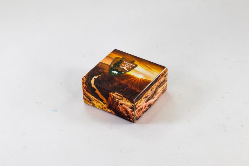 Custom 6" x 6" x 3" E-Flute Tuck Box Double Side